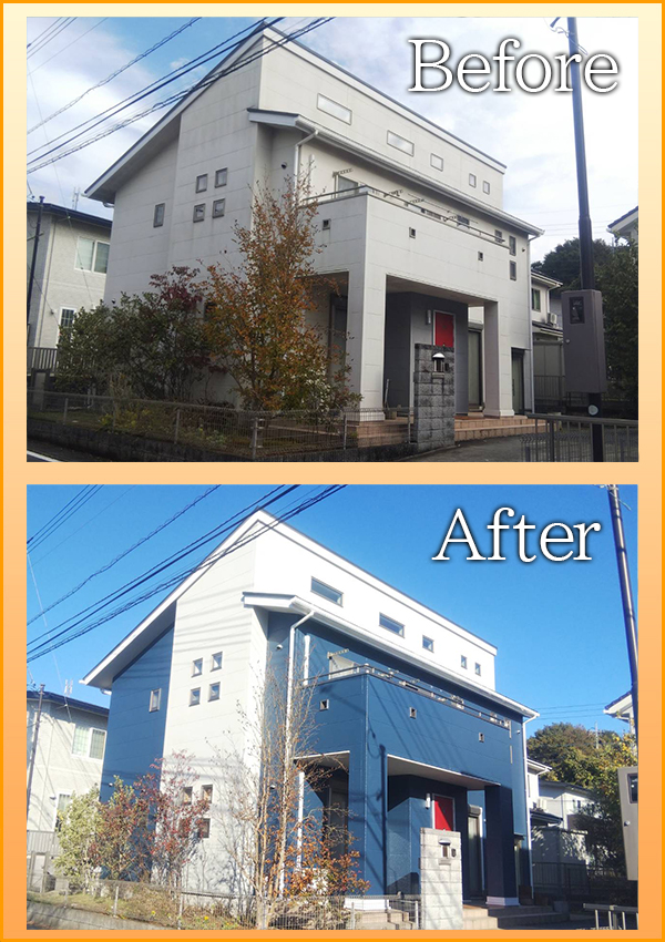 常陸太田市 屋根・外壁塗装工事